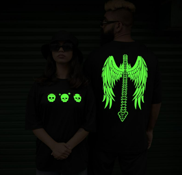 Wild Wings Radium/Reflective oversized t-shirt